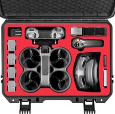 Avata 2 Case,Waterproof Carrying Hard Case for DJI Avata 2 Fly More Combo with D