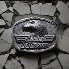 Vintage 1991 Baron Harley Davidson Belt Buckle
