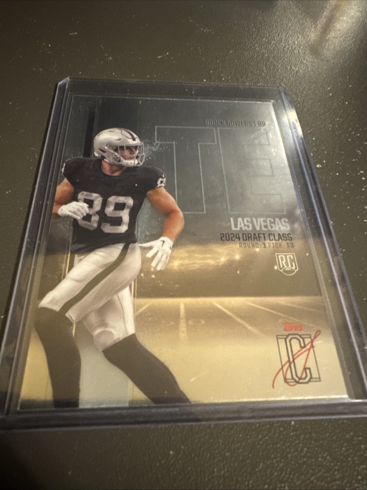 2024 Topps Signature Class Brock Bowers Rookie Chrome Variation RC #RCV-69...