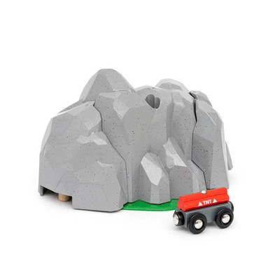 BRIO World - 36044 Tunnel mit Sprengfunktion | Zugset für Kinder ab 3 Jahren