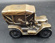 1910 Stanley Steamer VTG Metal Car Coin Bank by Banthrico Union National Bank 6"