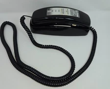 AT&T Trimline 230 Corded Phone Black Landline Telephone CS2013F 1994 Vintage