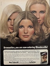 1969 Revlon Colorsilk Ultra Soft Blonde Origi...