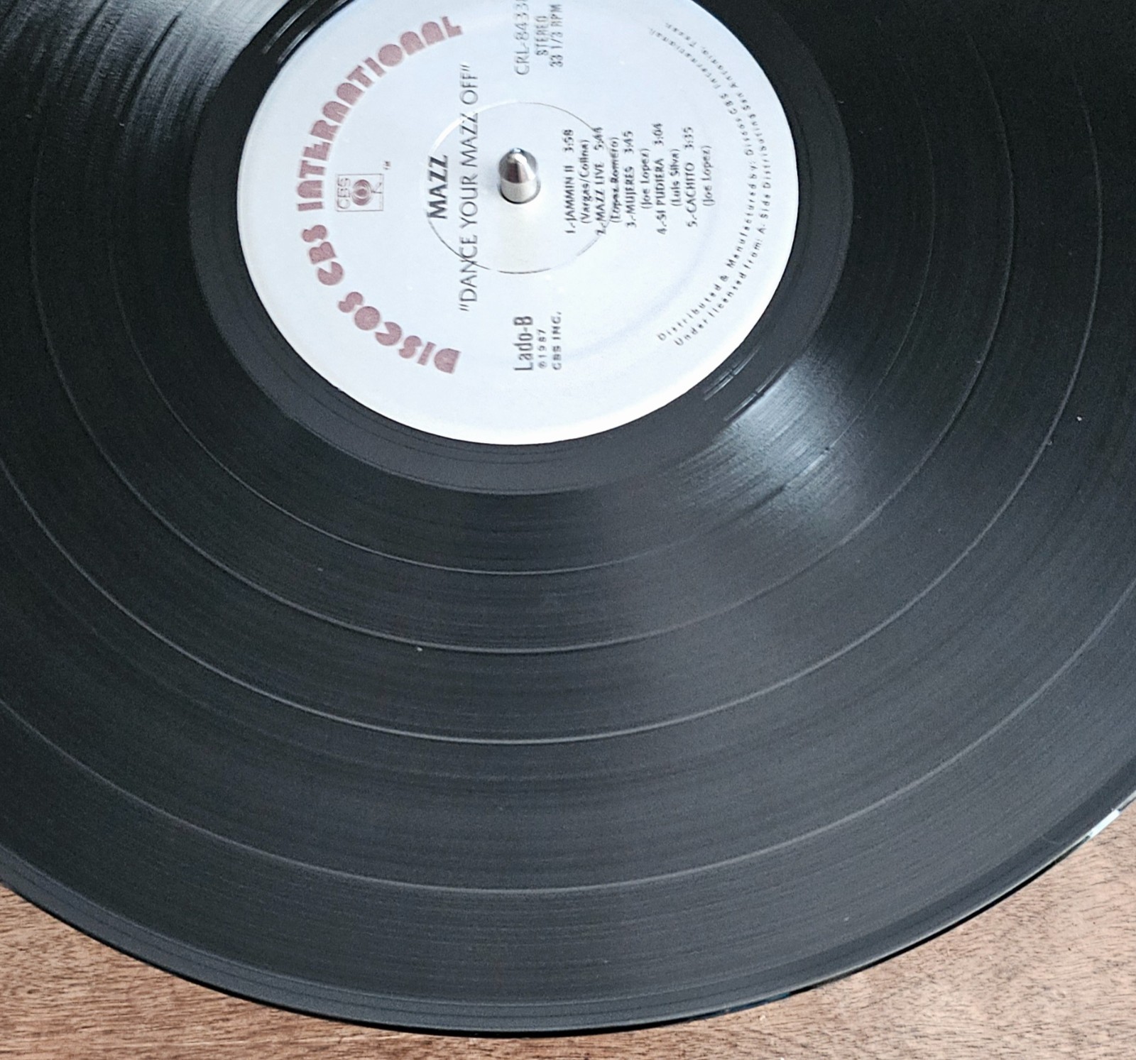 MAZZ- DANCE YOUR MAZZ OFF- US COPY FROM 1987- RARE LP ON GREAT SHAPE