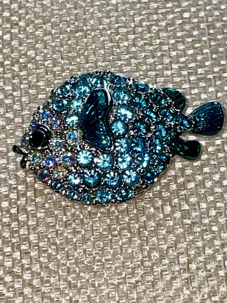 swarovski fish brooch products for sale | eBay