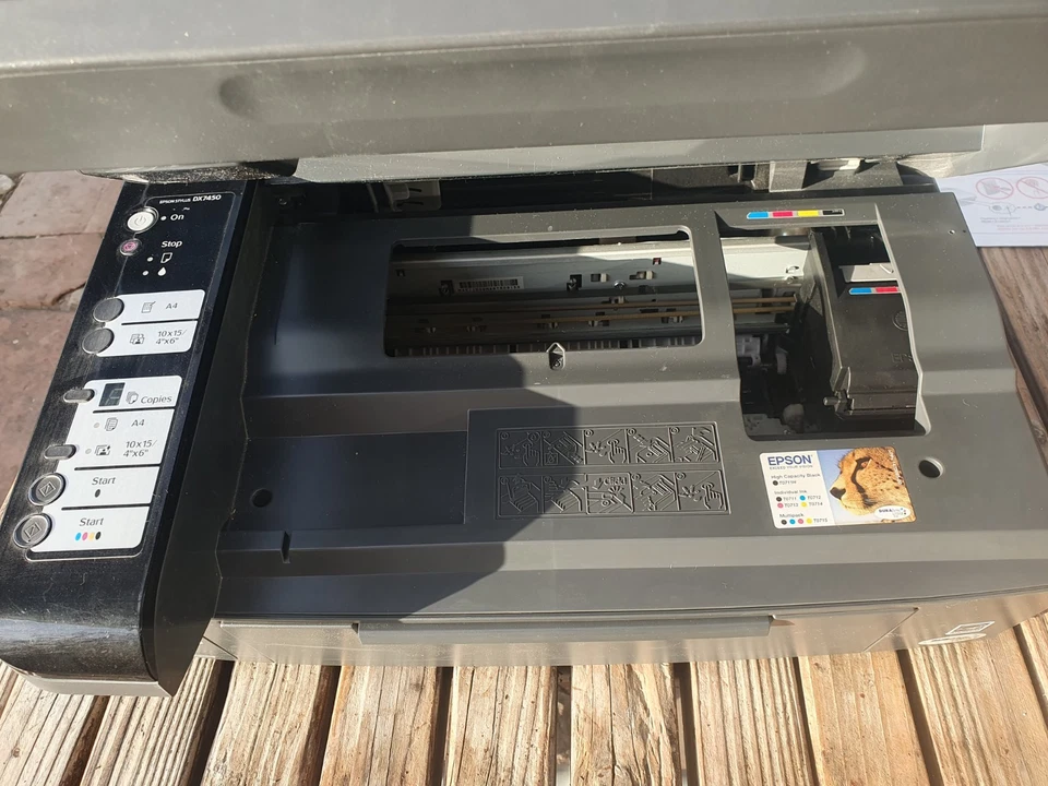 Drucker Epson Stylus DX 7450, Scanner, Kopierer, Tintenstrahldrucker, - Bild 2 von 4