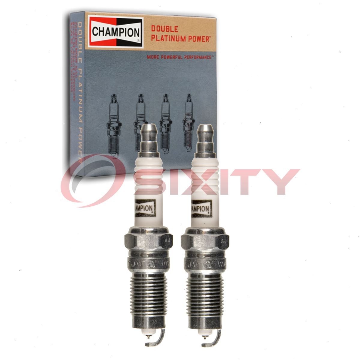2 pc Champion Double Platinum 7407 Spark Plugs for SP506 RS14ZPYPB AWSF44PP ll