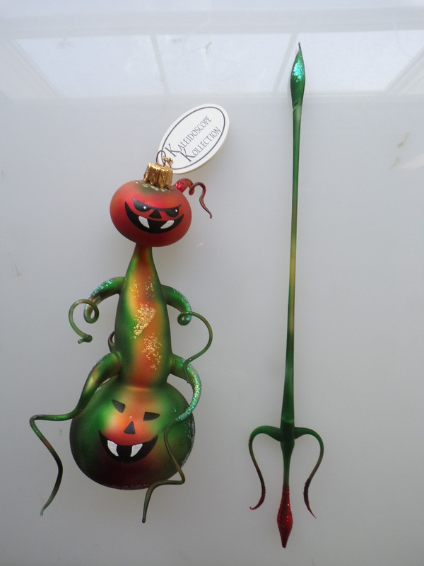 Glass Multicolor Hanging Ornament Halloween Decoration Demon Kaleidoscope