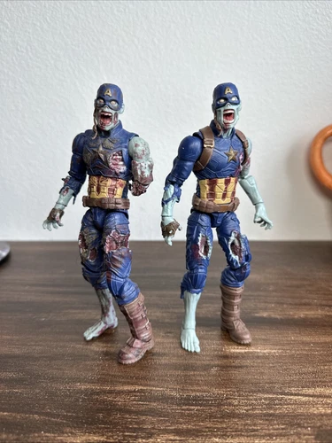 MARVEL LEGENDS WHAT IF? SERIES ZOMBIE CAPTAIN AMERICA ACTION FIGURE HASBRO