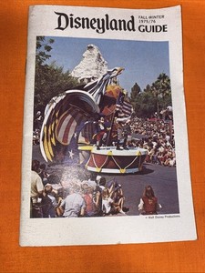 Fall/Winter 1975/1976 “ Disneyland” Guide Pamplet