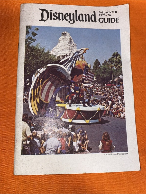 Fall/Winter 1975/1976 “ Disneyland” Guide Pamplet