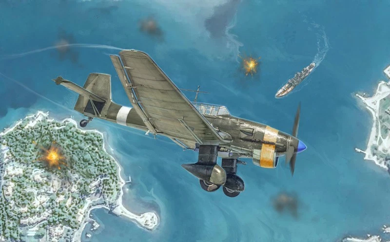 ✅ITALERI 2769 AEREO JUNKERS JU 87 B-2/R-2 1944 - PICCHIATELLO Scala 1/48 - Immagine 2 di 4