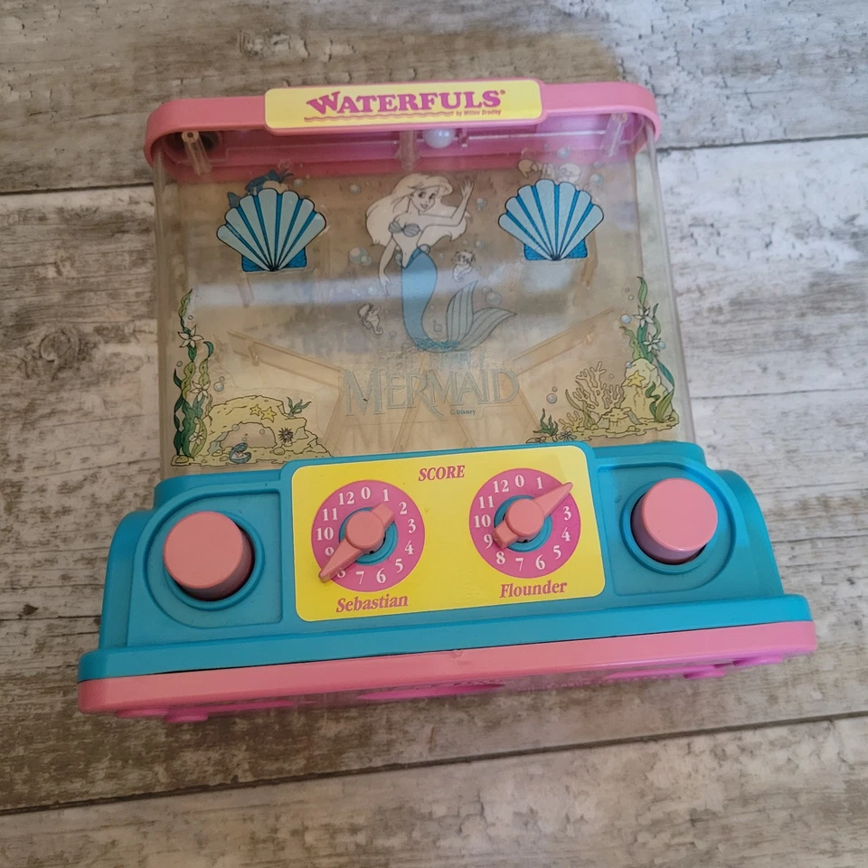 JUEGO DE AGUA TOMY WATERFULS MILTON BRADLEY LA SIRENITA VINTAGE AÑOS 90 Foto 4 de 4