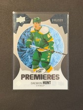 Daemon Hunt 2023-24 Upper Deck Ice Ice Premieres Rookie Card # 174 240/999