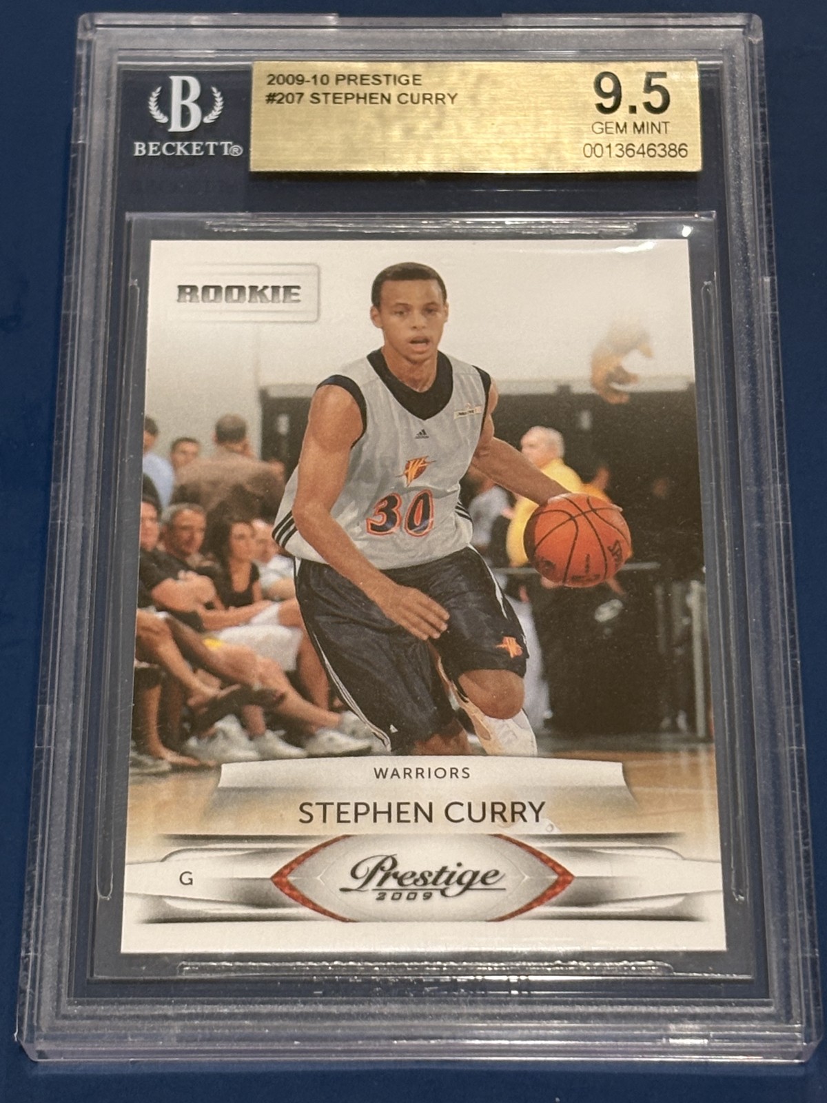 2009-10 Panini Prestige - Rookie Stephen Curry #207 (RC) BGS 9.5