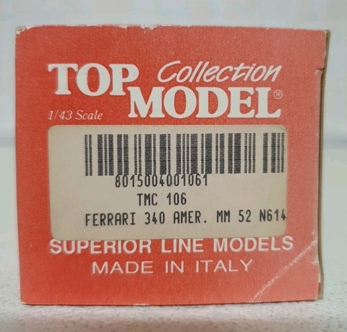 1/43 TOP MODEL FERRARI 340 AMERICA (TMC 106)# LE MANS#.NO BANG BEST ART MODEL - Foto 2 di 12