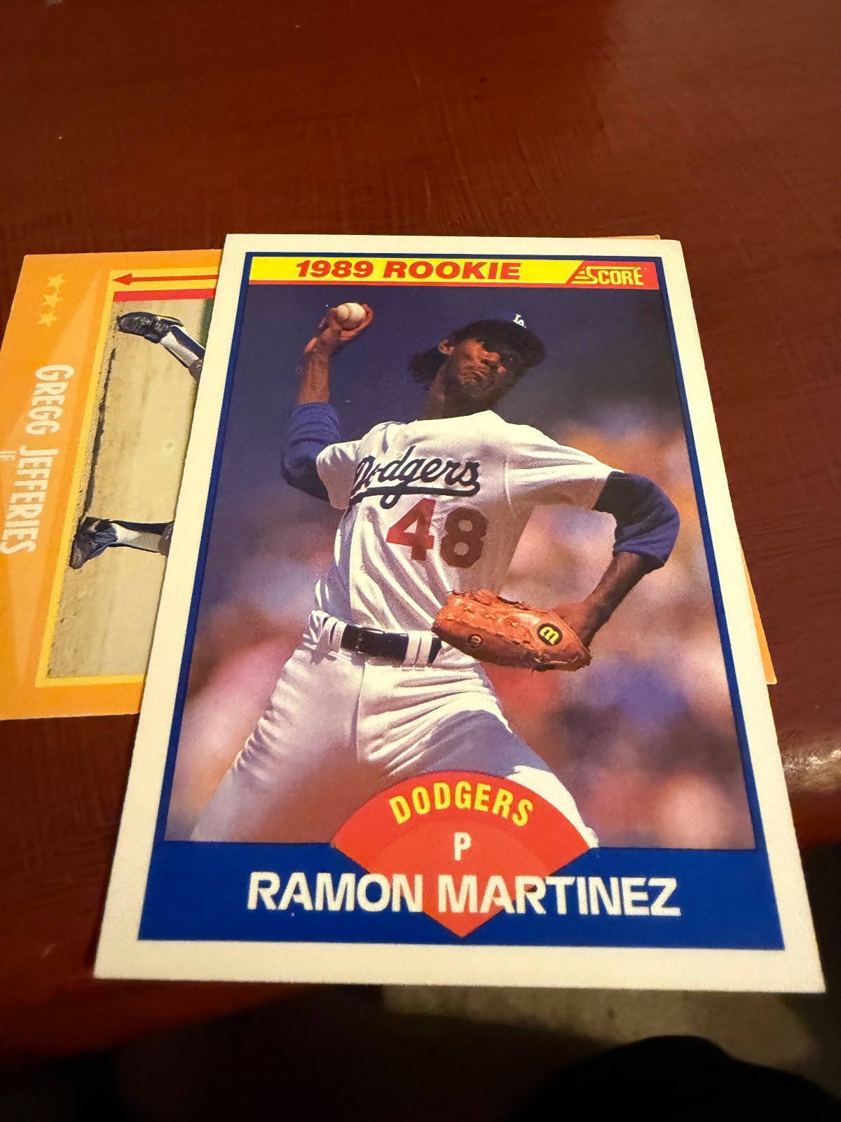 1989 Score - Ramon Martinez #635 (RC) Los Angeles Dodgers