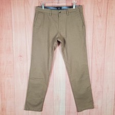 HUGO BOSS AG Men Pants Sz 32 Tan Stretch Premium Slim Fit Waistband Straight Leg