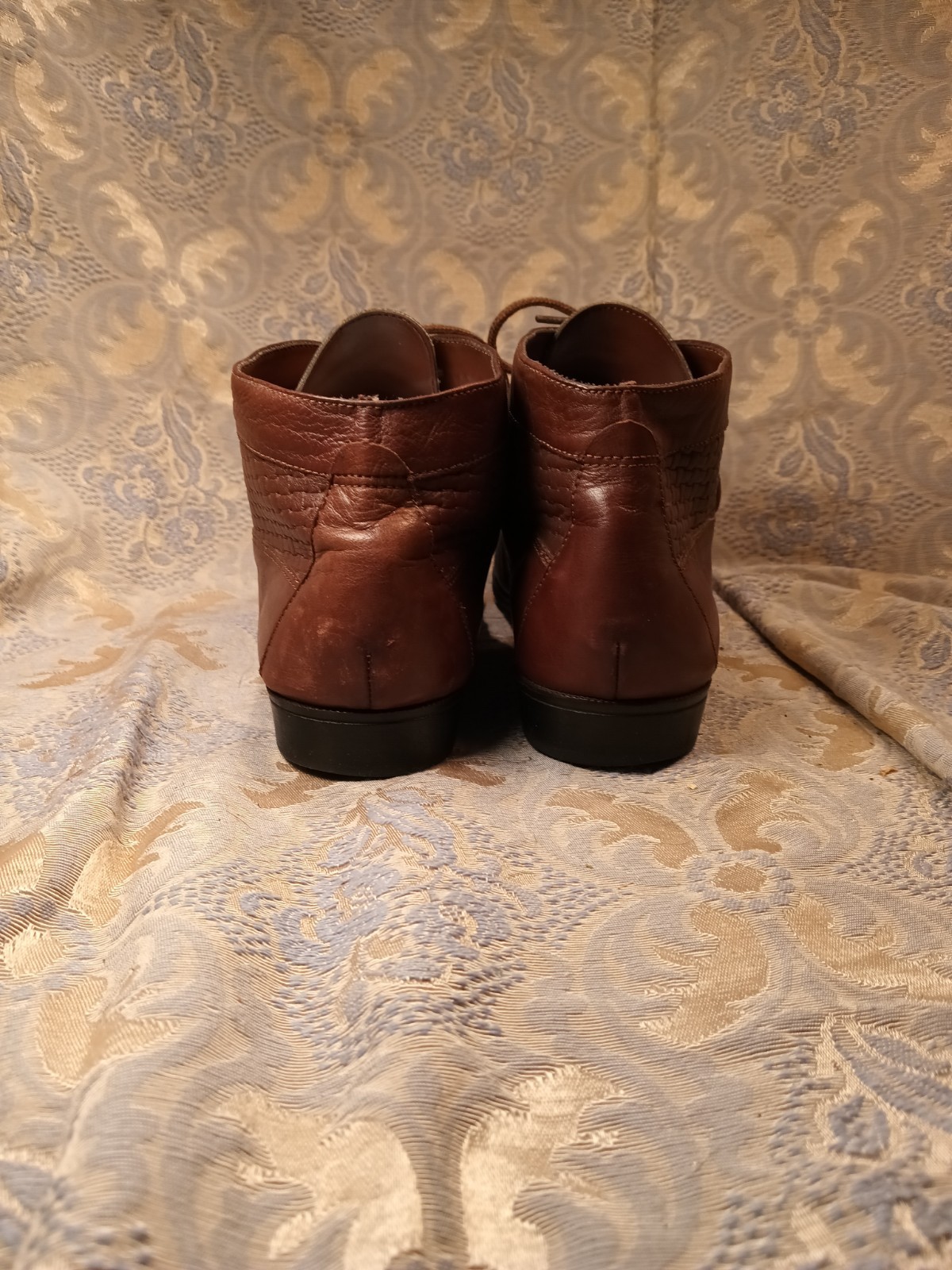 VINTAGE 90'S BASIC EDITION BROWN LEATHER WOMENS B… - image 15