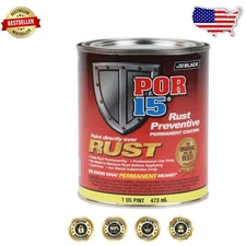 Professional Rust Preventive, Non-Porous, 16oz Semi-Gloss Black, Corrosion Stop
