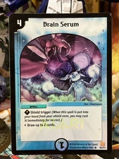 Duel Masters Brain Serum A2/Y2 Atari Promo Uncommon Holo Rare LP, Vintage TCG