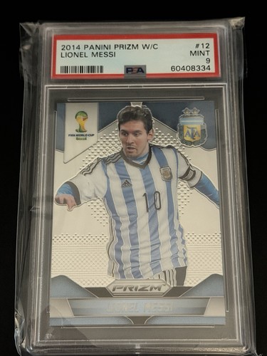 Panini 2014 Prizm World Cup Lionel Messi #12 Argentina PSA Graded Card