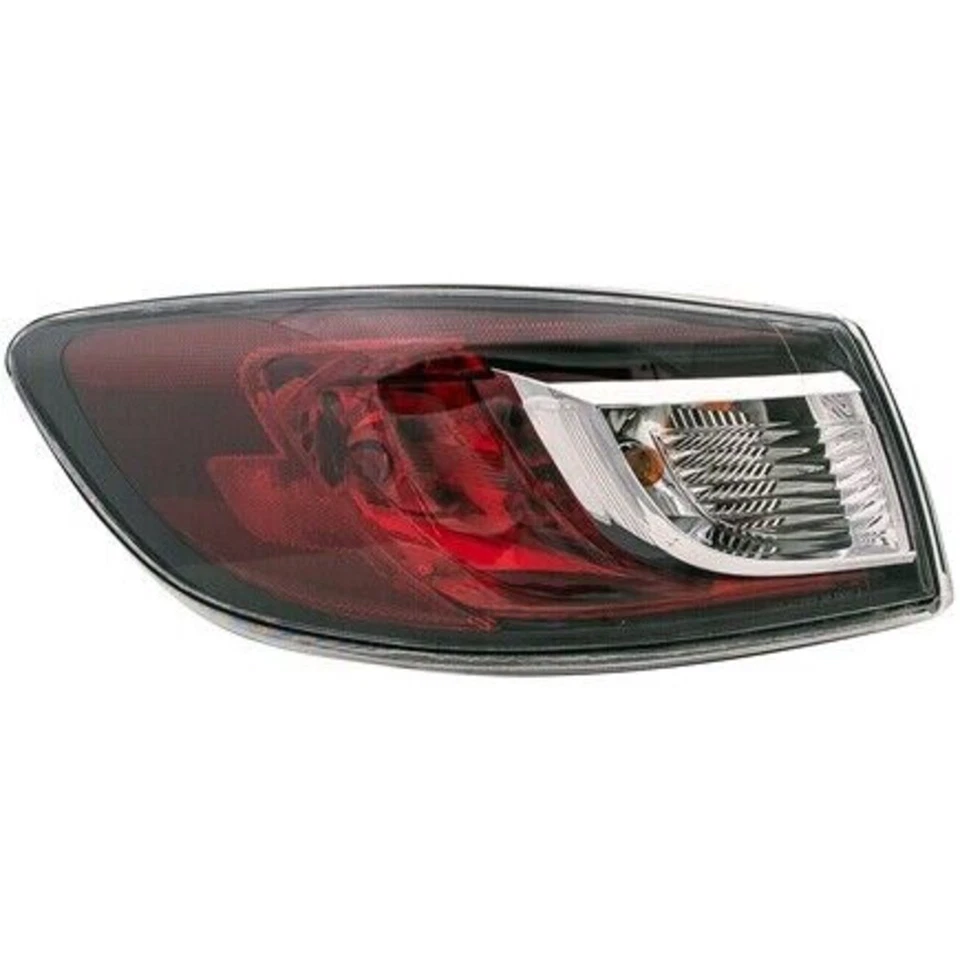 Luz trasera izquierda halógena transparente y roja Dorman 1611646 para Mazda 3 2010-2013 Foto 2 de 4