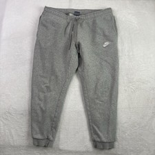 Nike Grey Fleece Jogger Sweatpants Activewear...