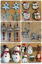 Christmas Tree Hanging Decoration novelty SETS (various)
