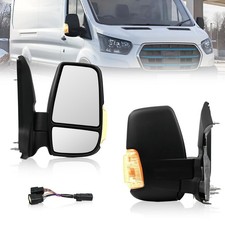 Passenger Side Mirror for Ford Transit 2015-2025, Right Short Arm Door Mirror...