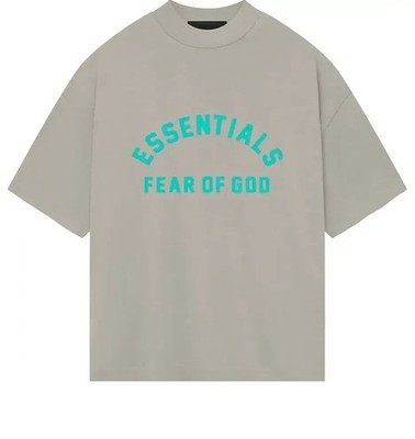 Fear of God Essentials Heavy Jersey Crewneck T-Shirt Seal 125SP242005F Authentic