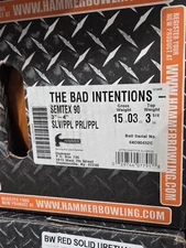 New Hammer The Bad Intentions Rare Overseas Release 15lbs