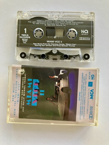 Miami Vice II 2 Album Soundtrack New Music From The TV Series CASSETTE TAPE 1986 - Picture 2 of 4