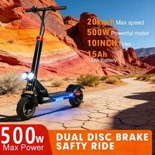 10" Stable Ride Scooter: 20mph, 40km – Perfect for Beginners & Steady Cruising