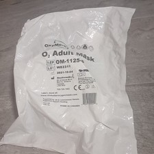 OxyMask OM-1125-8 Oxygen Mask All-In-One High/Low Flow New Sealed