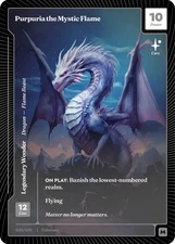 Purpuria the Mystic Flame #46 Mythic Classic Foil Existence Wonders of the First