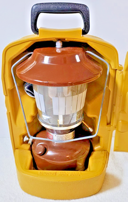 #ad #ad Coleman 275 Lantern 6 78 Brown w Pyrex Globe Case amp; accs. Complete Working VTG $249.87