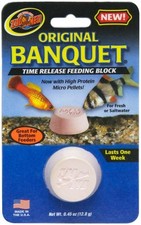 Zoo Med Original Banquet Time Release Feeding Block 0.45-Ounce - 3 Pack