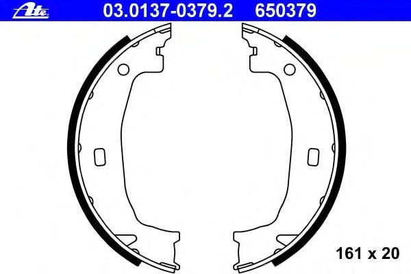 ATE HANDBREMSBACKEN + ZUBEHÖR passend für BMW 1er E81 F20 3er E46 E90 F30 4er - Bild 2 von 4