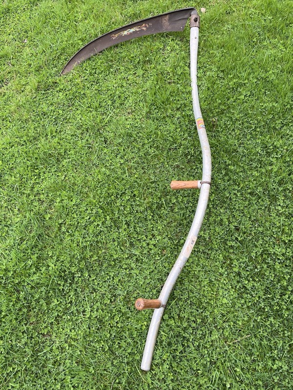 Vintage SEYMOUR No. 88 Aluminum Snatch Scythe Sickle Farm Tool USA 