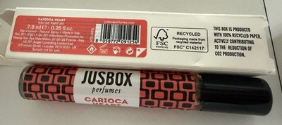 Neu JUSBOX PERFUMES CARIOCA HEART 7,8ml Eau de Parfum OVP