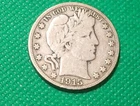 1915 (S) Barber Half Dollar - Very   Good   - 90% Silver See Picts # 1190