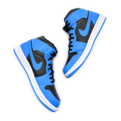 DQ8426-401 Nike Air Jordan 1 Mid University Blue White Black | eBay