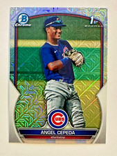 Angel Cepeda 2023 Bowman Chrome 1st  BCP-205 Mojo Refractor SP NM or better