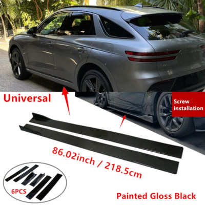 86'' Fit For Genesis GV70 22-24 Side Skirt Lip Extension Splitter Rocker Panel