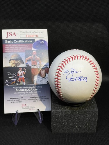 Giancarlo Stanton Autograph MLB Ball. MVP Yankees JSA Certified Excellent - Picture 3 of 3