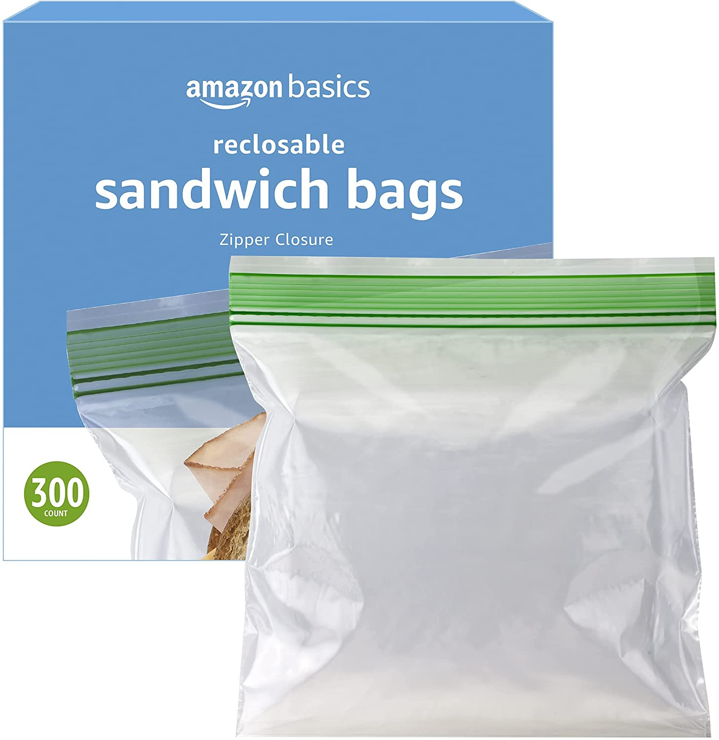 Sandwich Storage Bags, 300 Count (Previously Solimo)