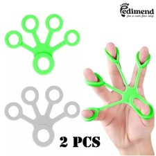 PEDIMEND? 2PCS Finger Trainer Stretcher Silicone Hand Resistance Exerciser Bands