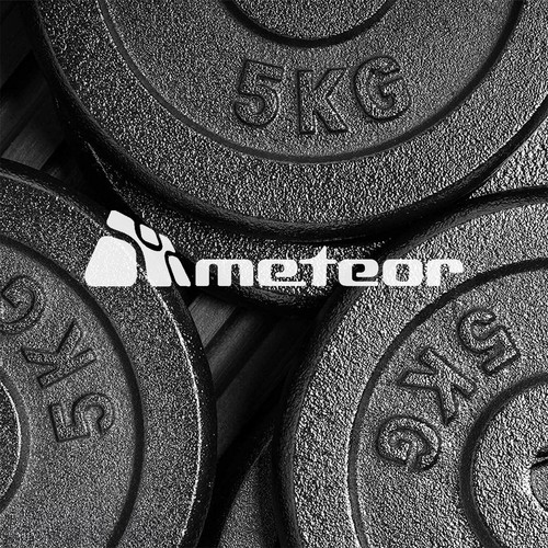 METEOR 0.5-10kg Standard Cast Iron Weight Plate Weightlifting Dumbbell Barbell - Picture 6 of 81