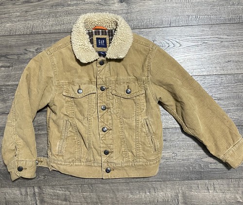 GAP Kids Corduroy Jacket Sherpa Collar 